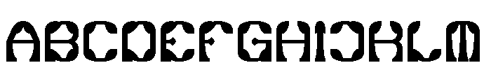 Synthetic Flora Bold Font UPPERCASE