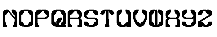 Synthetic Flora Bold Font UPPERCASE