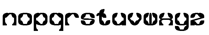 Synthetic Flora Bold Font LOWERCASE