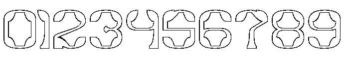 Synthetic Flora-Hollow Font OTHER CHARS