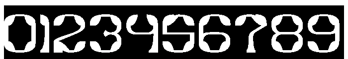 Synthetic Flora-Inverse Font OTHER CHARS