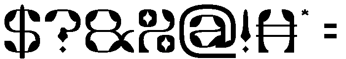 Synthetic Flora-Light Font OTHER CHARS