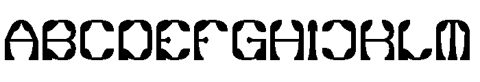 Synthetic Flora Font UPPERCASE