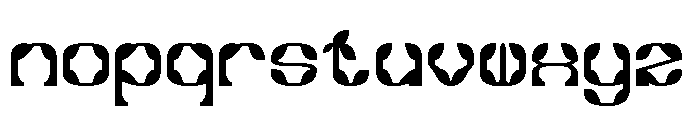 Synthetic Flora Font LOWERCASE