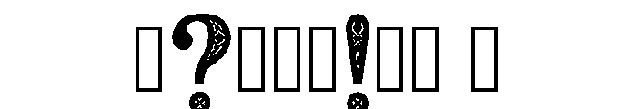 Synthwave Regular Font OTHER CHARS