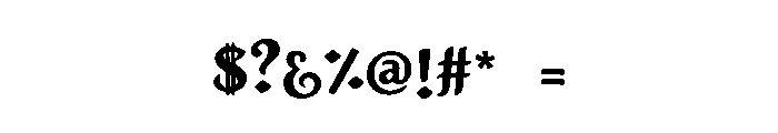 Syukr Font OTHER CHARS