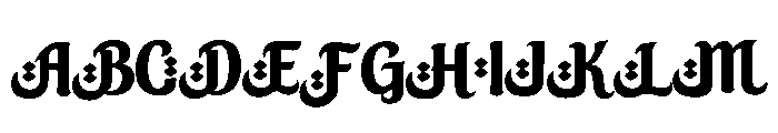 Syukr Font UPPERCASE