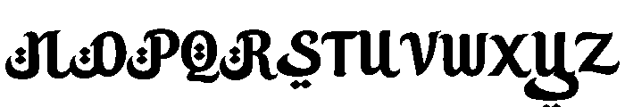 Syukr Font UPPERCASE