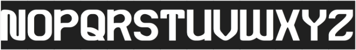 SYNTHETIC RHYTHM-Inverse otf (400) Font UPPERCASE