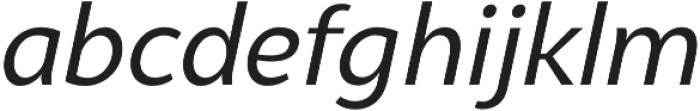 Syabil Regular Italic otf (400) Font LOWERCASE
