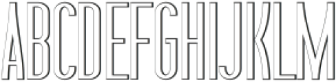 Syandiago 1989 Out1 Regular otf (400) Font LOWERCASE