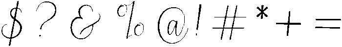 Syarlina Regular otf (400) Font OTHER CHARS
