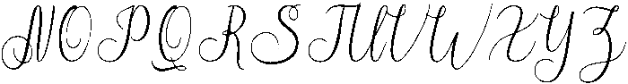 Syarlina Regular otf (400) Font UPPERCASE