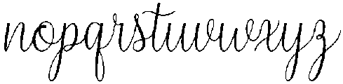 Syarlina Regular otf (400) Font LOWERCASE