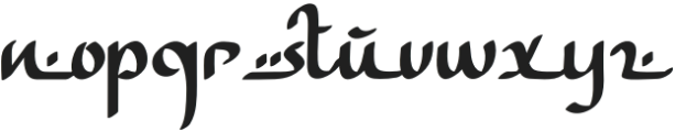 Syawal Regular otf (400) Font LOWERCASE