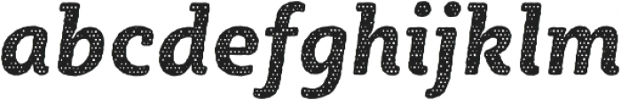 Sybilla Plaid Pro Narrow Bold Italic otf (700) Font LOWERCASE