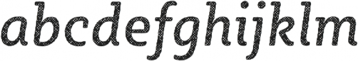 Sybilla Plaid Pro Narrow Regular Italic otf (400) Font LOWERCASE