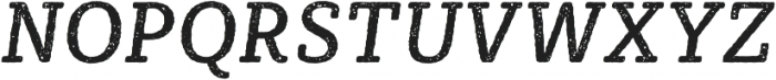 Sybilla Rust Pro Narrow Regular Italic otf (400) Font UPPERCASE