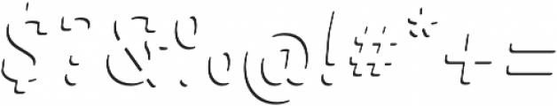 Sybilla Shade Pro Narrow Regular Italic otf (400) Font OTHER CHARS
