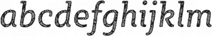 Sybilla Stroke Pro Narrow Regular Italic otf (400) Font LOWERCASE
