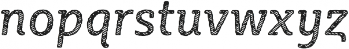 Sybilla Stroke Pro Narrow Regular Italic otf (400) Font LOWERCASE