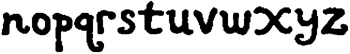 Sycamore Fill otf (400) Font LOWERCASE