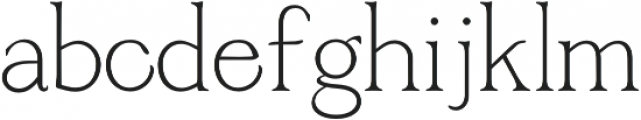 Sycamore otf (400) Font LOWERCASE
