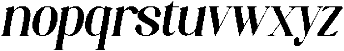Sydney Sweeney Slanted otf (400) Font LOWERCASE