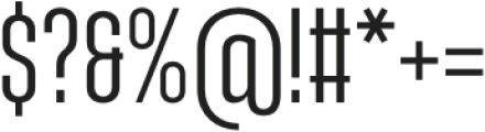 Sylaxes Condensed otf (400) Font OTHER CHARS