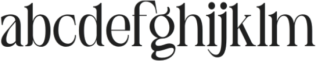 Sylviette Regular Regular otf (400) Font LOWERCASE