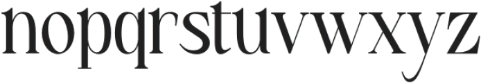 Sylviette Regular Regular otf (400) Font LOWERCASE