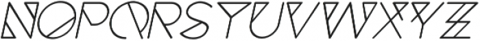 Symbolia Italic otf (400) Font UPPERCASE