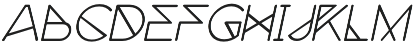 Symbolia Italic otf (400) Font LOWERCASE