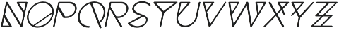 Symbolia Italic otf (400) Font LOWERCASE