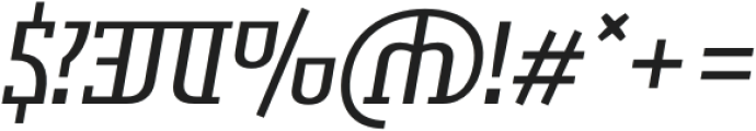 Symbolum Italic otf (400) Font OTHER CHARS