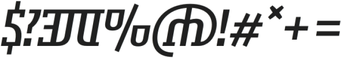 Symbolum Medium Italic otf (500) Font OTHER CHARS
