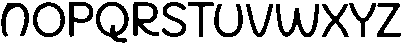 Symmetric Regular otf (400) Font LOWERCASE