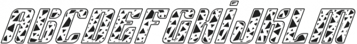 Sympathetic 14 Triangle Italic otf (400) Font LOWERCASE