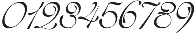 Symphonie Calligraphy Regular otf (400) Font OTHER CHARS
