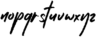 Symphony otf (400) Font LOWERCASE