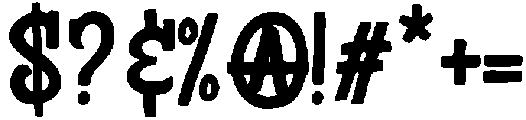 Synisteria otf (400) Font OTHER CHARS
