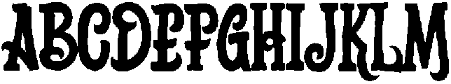 Synisteria otf (400) Font UPPERCASE