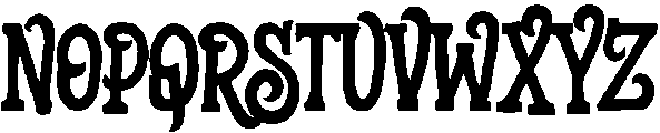 Synisteria otf (400) Font UPPERCASE