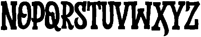 Synisteria otf (400) Font LOWERCASE