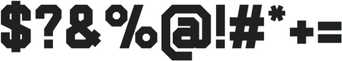 Synth Black ttf (900) Font OTHER CHARS