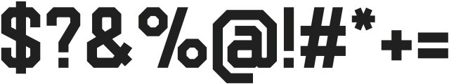 Synth Bold ttf (700) Font OTHER CHARS