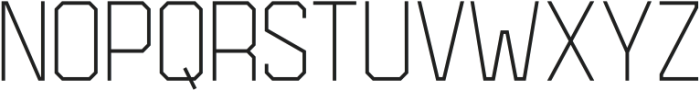 Synth Thin ttf (100) Font UPPERCASE