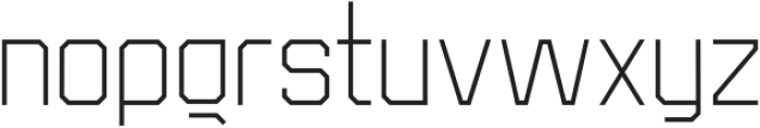 Synth Thin ttf (100) Font LOWERCASE