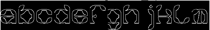 Synthetic Flora-Hollow-Inverse otf (400) FONT