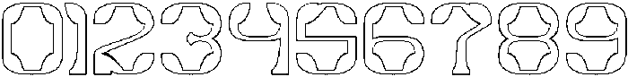 Synthetic Flora-Hollow otf (400) Font OTHER CHARS